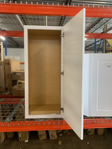 Shaker 18 in. W x 12 in. D x 42 in. H Assembled Wall Kitchen Cabinet in Satin White