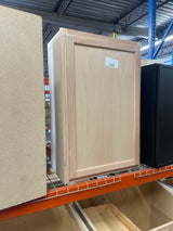 24 in. W x 12 in. D x 36 in. H Assembled Wall Kitchen Cabinet in Unfinished with Recessed Panel