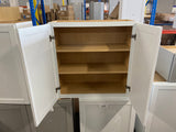 Courtland Shaker Assembled 30 in. x 30 in. x 12 in. Stock Wall Kitchen Cabinet in Polar White Finish