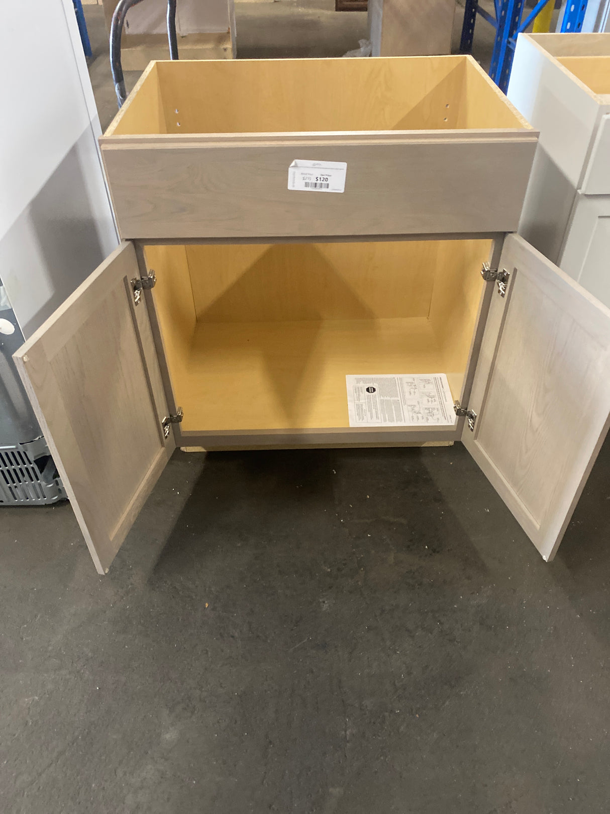 Sinclair 30 in. W x 21 in. D x 34.5 in. H Assembled Bath Sink Base Bathroom Cabinet in Shaker Light Oak