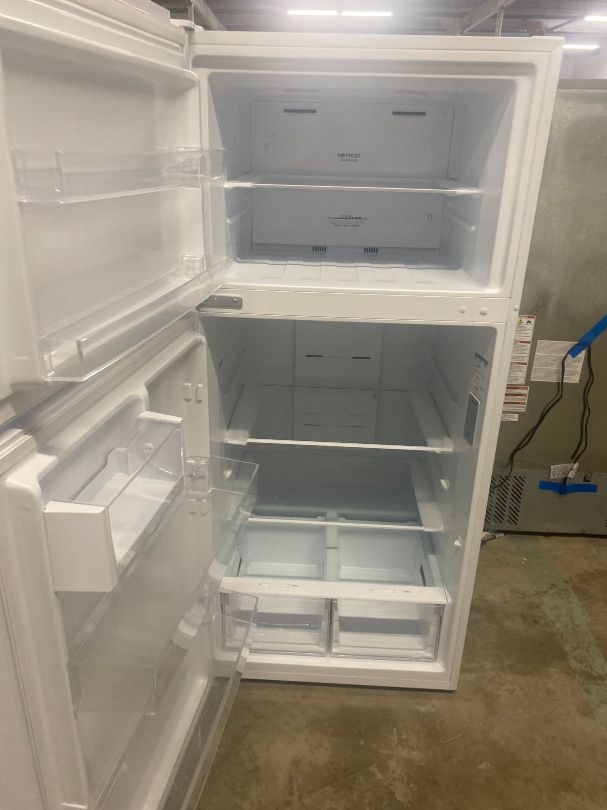 18 cu. ft. Top Freezer Refrigerator in White with ENERGY STAR Garage Ready