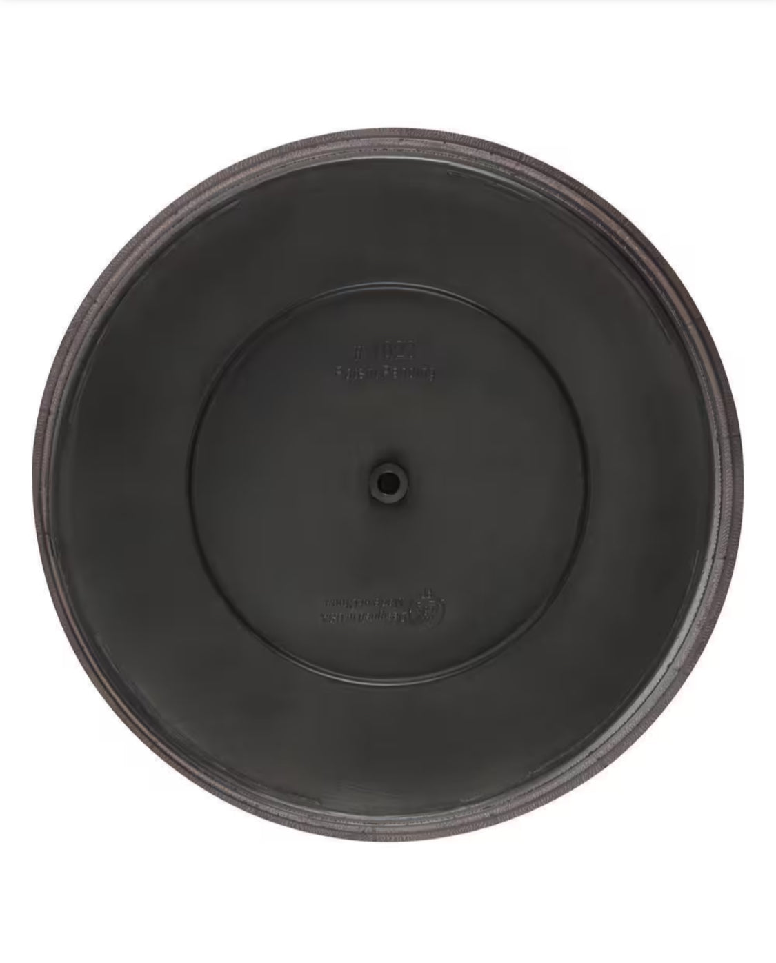 22 in. Cameron Whiskey Barrel Resin Planter (22 in. D x 13.5 in. H) with Drainage Hole