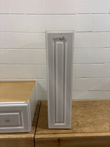 Hampton Satin White Raised Panel Stock Assembled Base Kitchen Cabinet (9 in. x 34.5 in. x 24 in.)