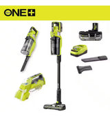ONE+ HP 18V Cordless Pet Stick Vacuum Cleaner Kit w/ Battery, Charger, & ONE+ Cordless SWIFTClean Spot Cleaner