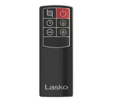 1500-Watt 20 in. Black Electric Console Ceramic Space Heater with Tip-Over Switch, Adjustable Louvers, Timer, Remote