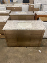 Winsome 48 in. Bath Vanity Cabinet with Cultured Marble Top in Sand