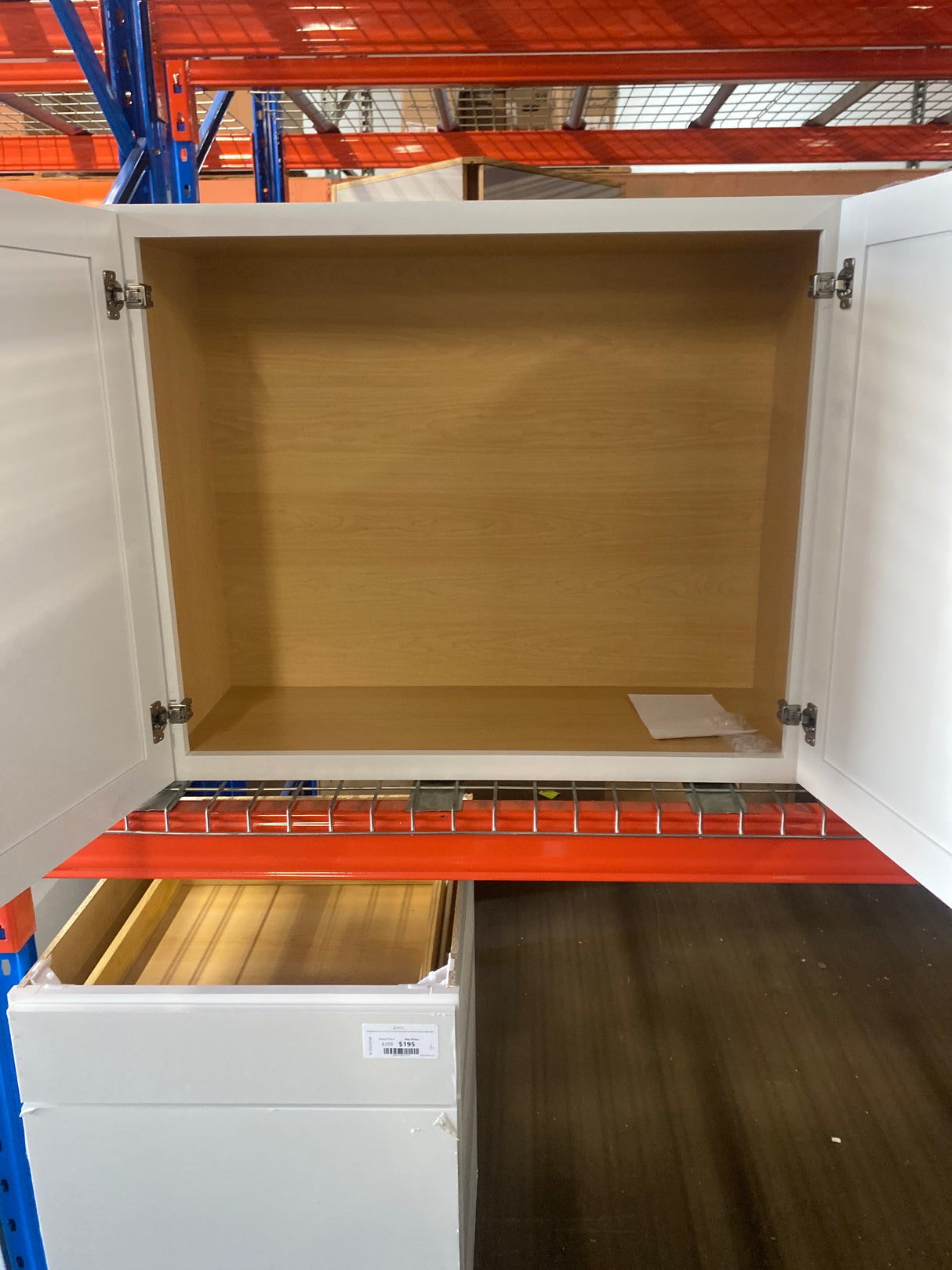 Westfield Feather White Shaker Stock Assembled Wall Kitchen Cabinet (36 in. W x 12 in. D x 30 in. H)