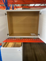 Westfield Feather White Shaker Stock Assembled Wall Kitchen Cabinet (36 in. W x 12 in. D x 30 in. H)