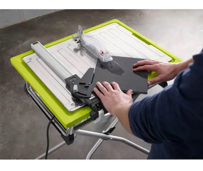 4.8 -Amps 7 in. Blade Corded Tabletop Wet Tile Saw