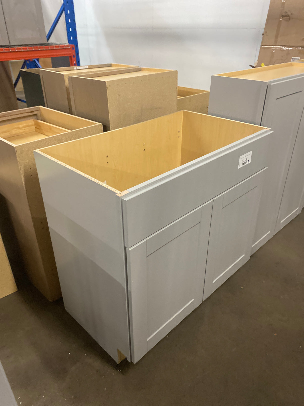 Shaker 36 in. W x 21 in. D x 34.5 in. H Assembled Bath Sink Base Cabinet in Dove Gray