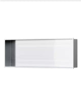 30 in. W x 12 in. H x 4 in. D Bathroom Shower Niche Standard Niche Over Mount Installation in Brushed Nickel