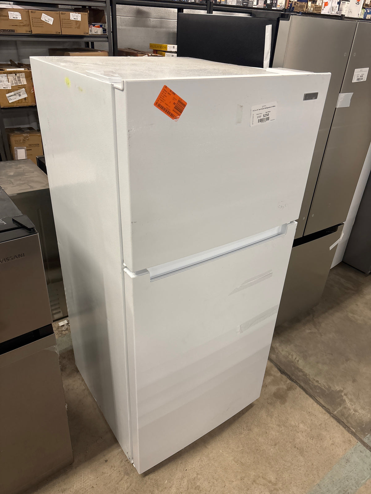 14.2 cu. ft. Top Freezer Refrigerator in White