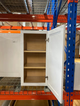 Courtland Shaker Assembled 15 in. x 30 in. x 12 in. Stock Wall Kitchen Cabinet in Polar White Finish