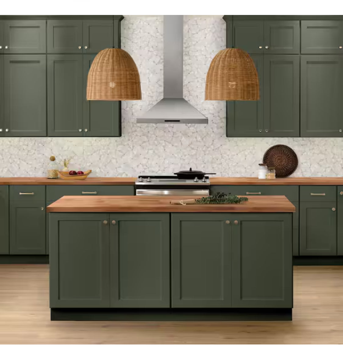 Avondale 18 in. W x 24 in. D x 34.5 in. H Ready to Assemble Plywood Shaker Drawer Base Kitchen Cabinet in Fern Green