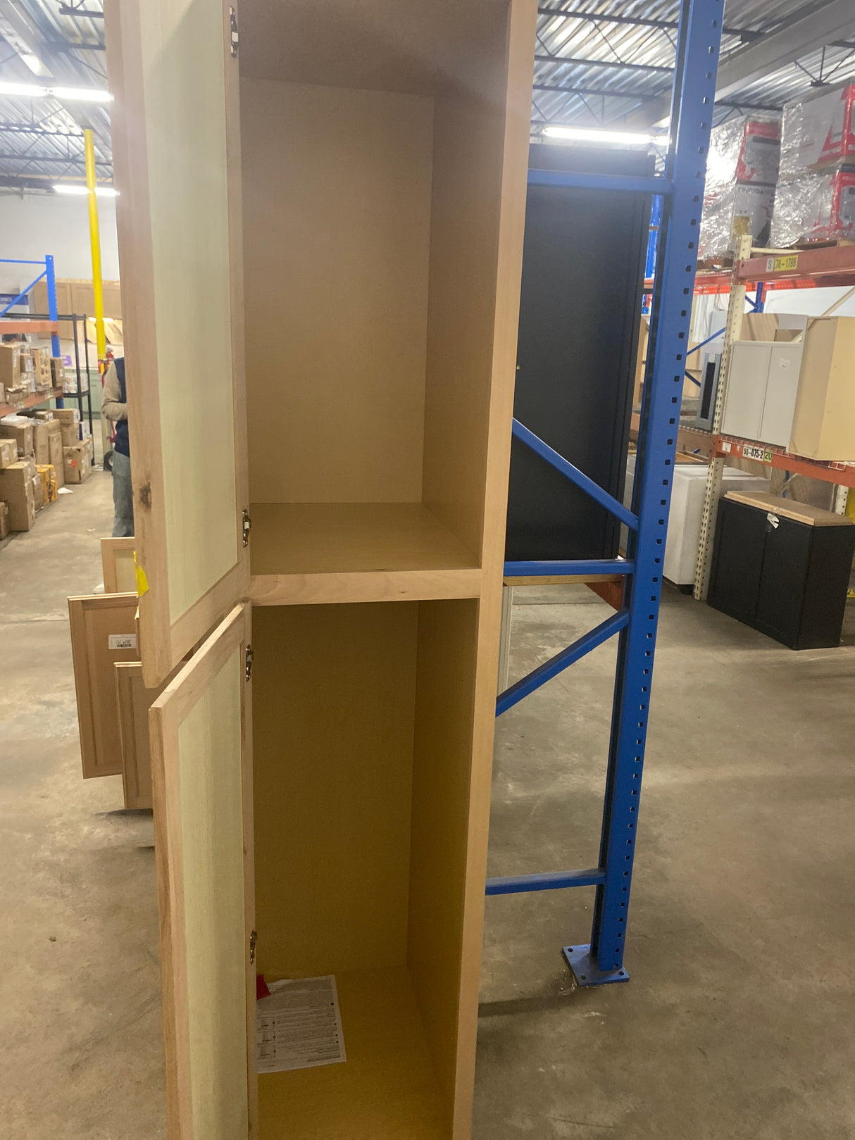 Recessed Panel 18 in. W x 24 in. D x 90 in. H Assembled Pantry Cabinet in Unfinished