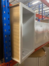 Courtland Polar White Finish Laminate Shaker Stock Assembled Wall Flexible Kitchen Cabinet 30 in. x 18 in. x 12 in.
