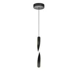 Finley 13-Watt 1 Light Black Modern 5 CCT Integrated LED Mini Pendant Light Fixture for Kitchen Island