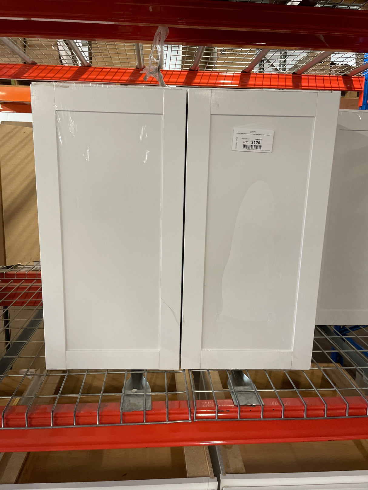 Westfield Feather White Assembled Wall Kitchen Cabinet (30 in. W x 12 in. D x 30 in. H)