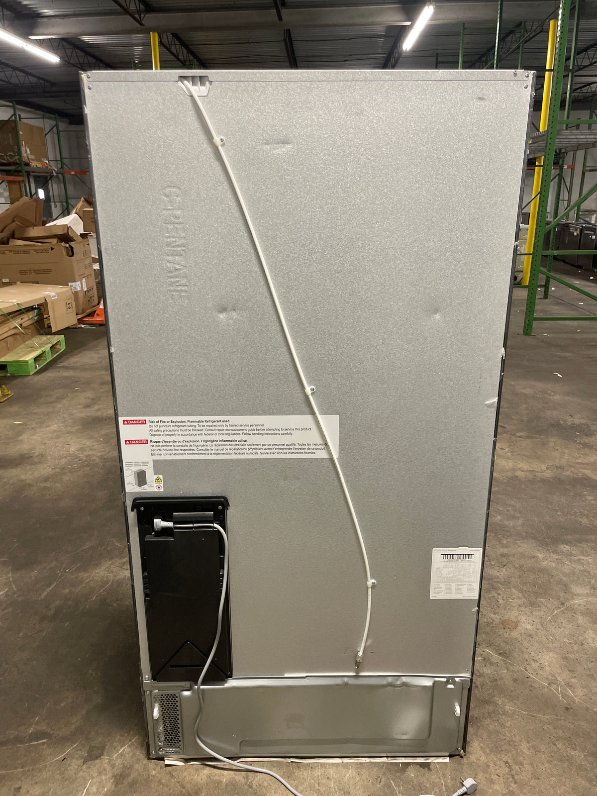 Bosch 100 Series 26 cu. ft. Bottom Mount French Door Refrigerator with External Water and Ice Dispenser