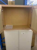 Recessed Panel 30 in. W x 12 in. D x 24 in. H Assembled Wall Bridge Cabinet in Unfinished