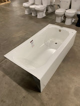 Maui 60 in. x 30 in. Soaking Bathtub with Right Drain in White