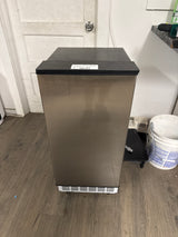 15 in. 80 lbs./24h Half Size Cube Freestanding/Built-In Ice Maker Machine in Stainless Steel With 25lbs. Ice Storage Bin