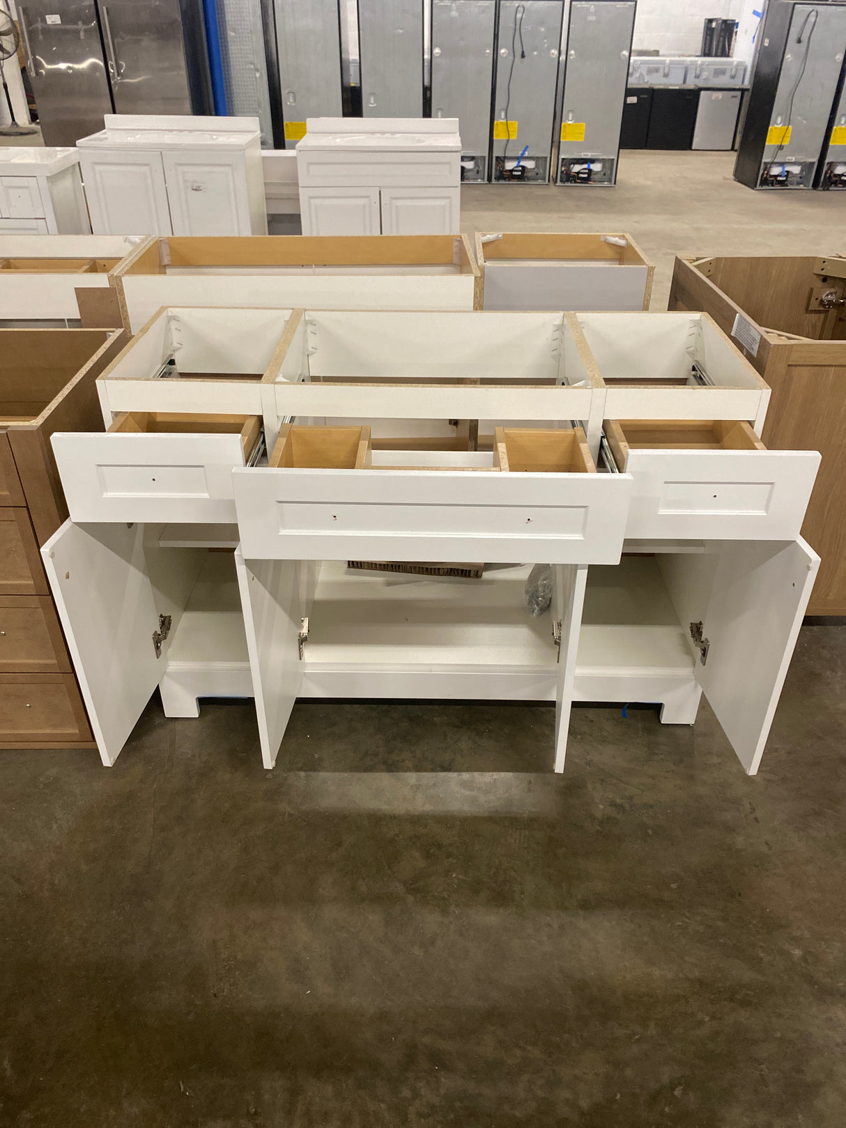 Everdean 48.5 in. W x 18.75 in. D Vanity in White without Top