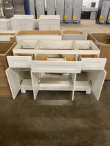 Everdean 48.5 in. W x 18.75 in. D Vanity in White without Top