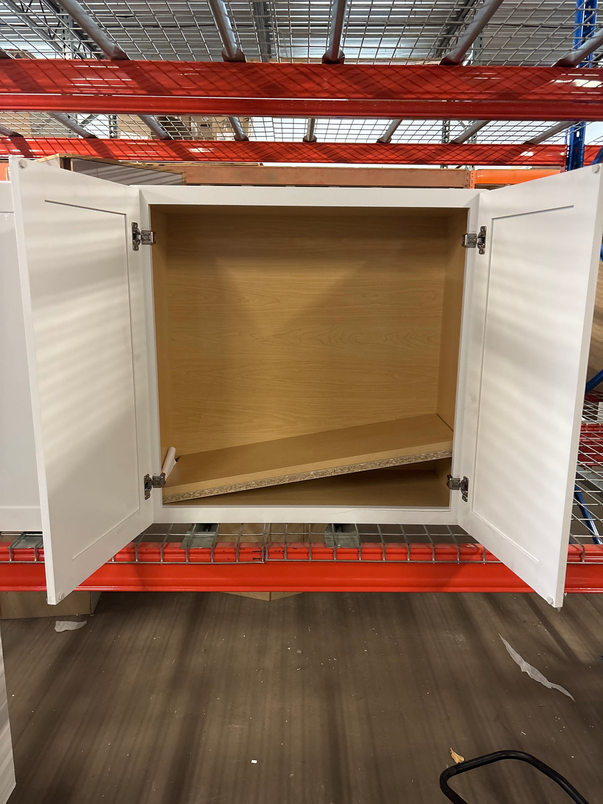 Westfield Feather White Assembled Wall Kitchen Cabinet (30 in. W x 12 in. D x 30 in. H)