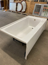 Classic 500 60 in. Right Drain Rectangular Alcove Bathtub in High Gloss White