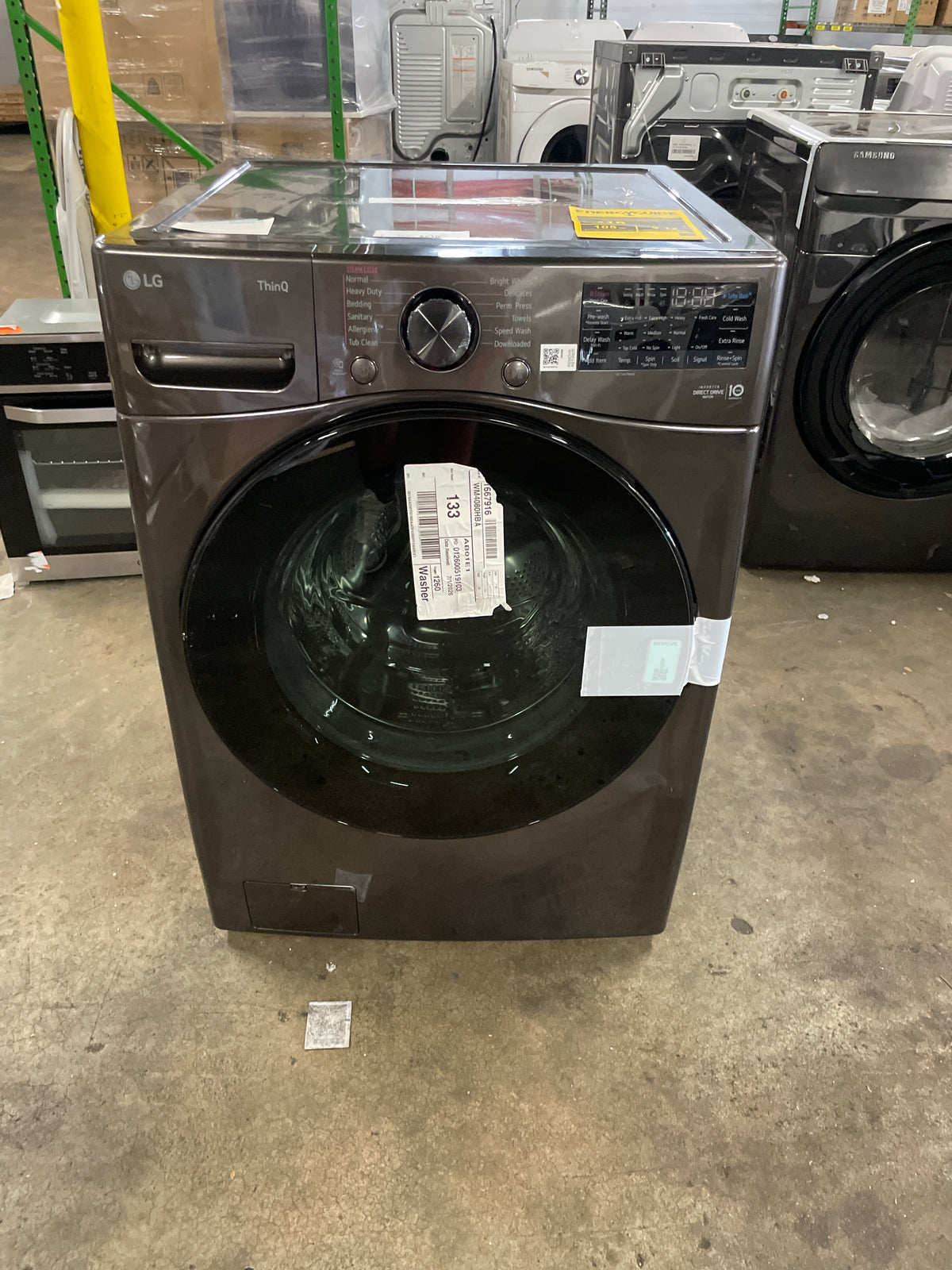 LG 4.5 cu. ft. Front Load Washer with TurboWash 360 and Built-In Intelligence