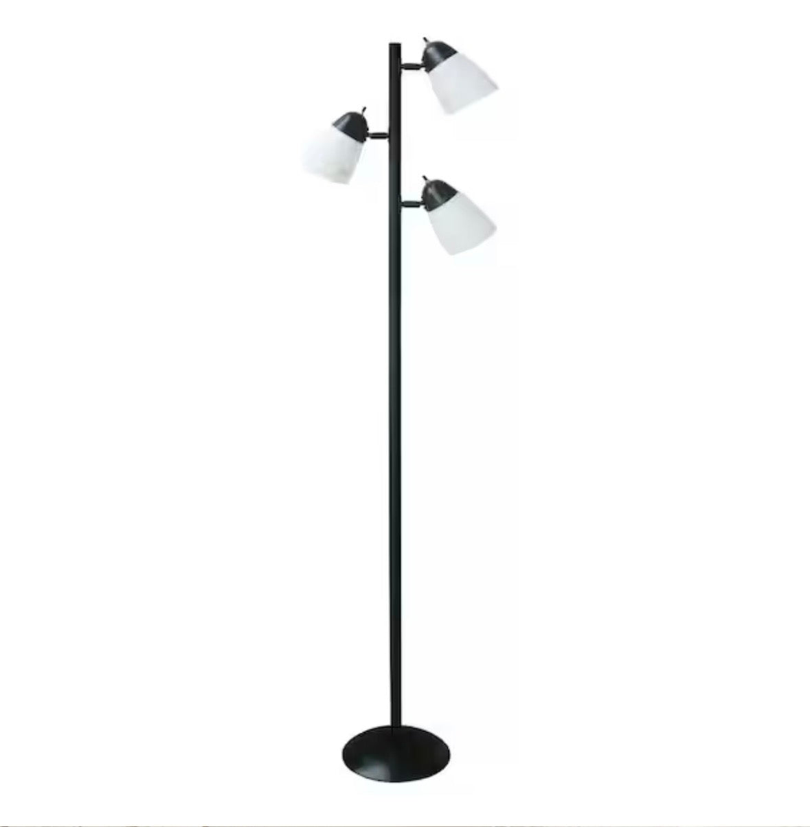 64.5 in. Black Track Tree Floor Lamp
