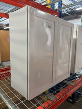 Courtland Shaker Assembled 30 in. x 30 in. x 12 in. Stock Wall Kitchen Cabinet in Polar White Finish