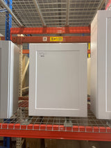 Shaker Satin White Stock Assembled Wall Kitchen Cabinet (24 in. x 30 in. x 12 in.)