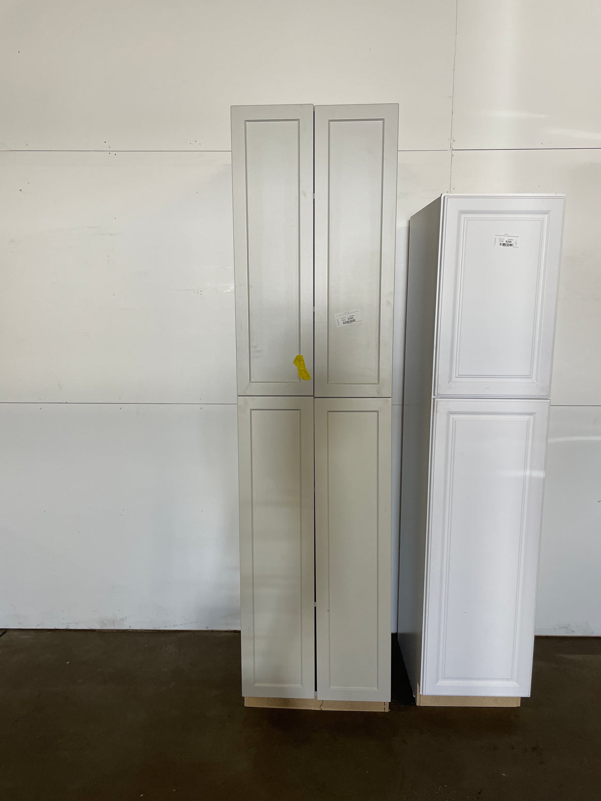 Designer Series Melvern 24 in. W x 24 in. D x 96 in. H Assembled Shaker Tall Pantry Kitchen Cabinet in White