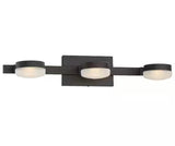 3-Light Oil Rubbed Bronze LED Bath Vanity Light