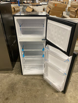 4.5 cu. ft. 2-Door Mini Refrigerator in Platinum Steel with Freezer