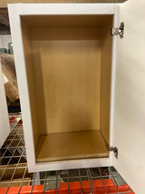 Shaker Satin White Stock Assembled Wall Kitchen Cabinet (18 in. x 30 in. x 12 in.)