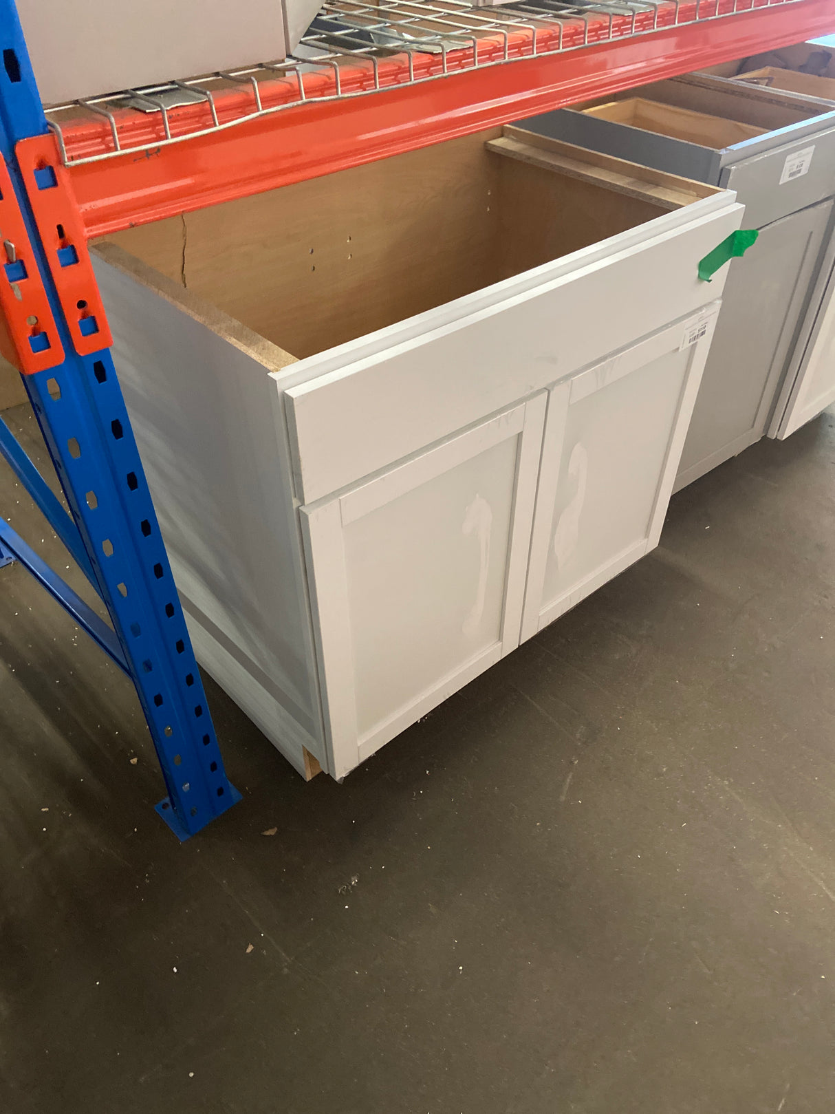 Courtland 36 in. W x 21 in. D x 34.5 in. H Assembled Shaker Sink Base Bath Cabinet in Polar White