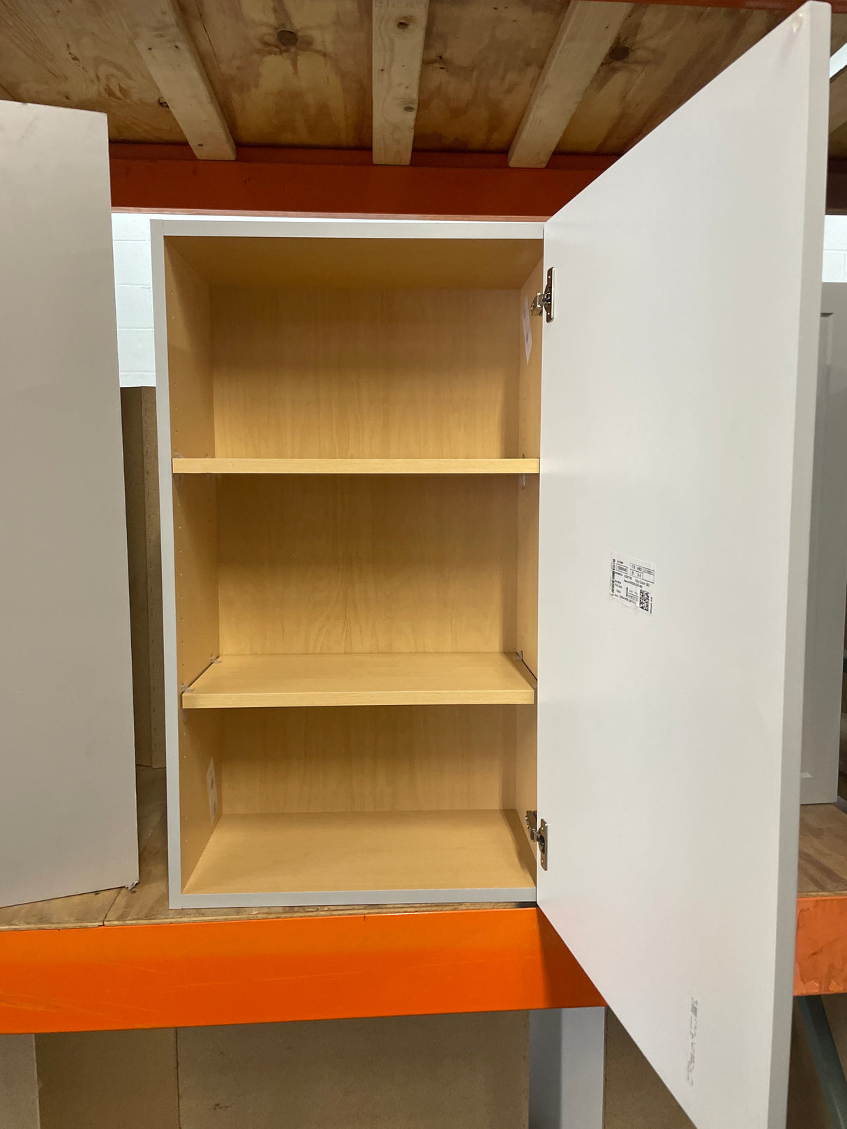 Designer Series Melvern 21 in. W x 12 in. D x 36 in. H Assembled Shaker Wall Kitchen Cabinet in Heron Gray