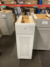 Courtland 12 in. W x 24 in. D x 34.5 in. H Assembled Shaker Base Kitchen Cabinet in Polar White