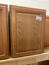 Hampton 24 in. W x 12 in. D x 30 in. H Assembled Wall Kitchen Cabinet in Medium Oak