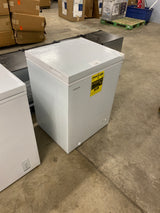 5.0 cu. ft. Manual Defrost Chest Freezer with LED Light in White Garage Ready