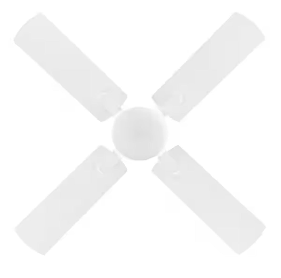 Letta 42 in. LED Indoor Matte White Downrod Mount Ceiling Fan with DC Motor and Remote Included