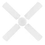 Letta 42 in. LED Indoor Matte White Downrod Mount Ceiling Fan with DC Motor and Remote Included