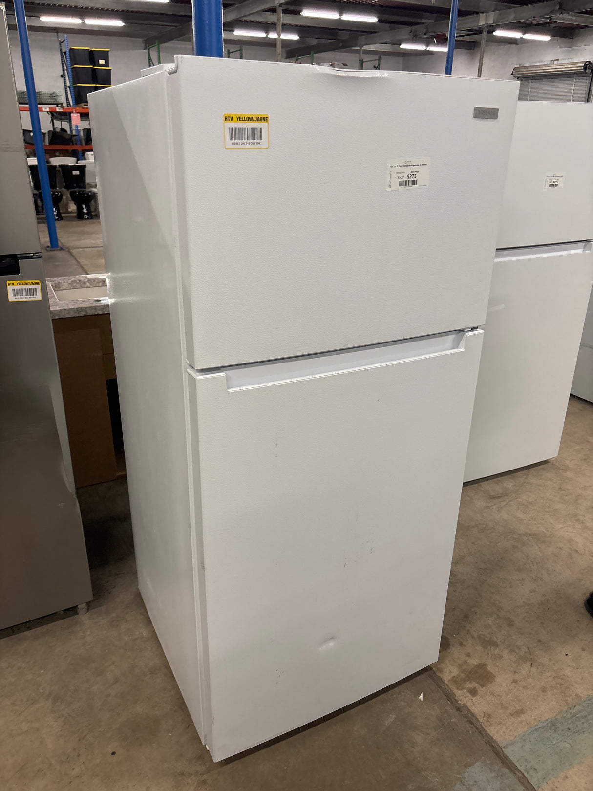 14.2 cu. ft. Top Freezer Refrigerator in White