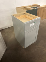 Avondale 18 in. W x 24 in. D x 34.5 in. H Ready to Assemble Plywood Shaker Drawer Base Kitchen Cabinet in Dove Gray