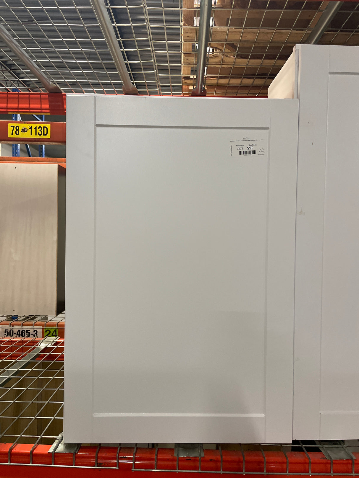 Shaker Satin White Stock Assembled Wall Kitchen Cabinet (24 in. x 36 in. x 12 in.)