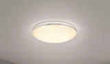 Sparkle 15 in. 1 Light Chrome 5CCT Integrated Selectable LED Flush Mount Ceiling Light with Remote Included