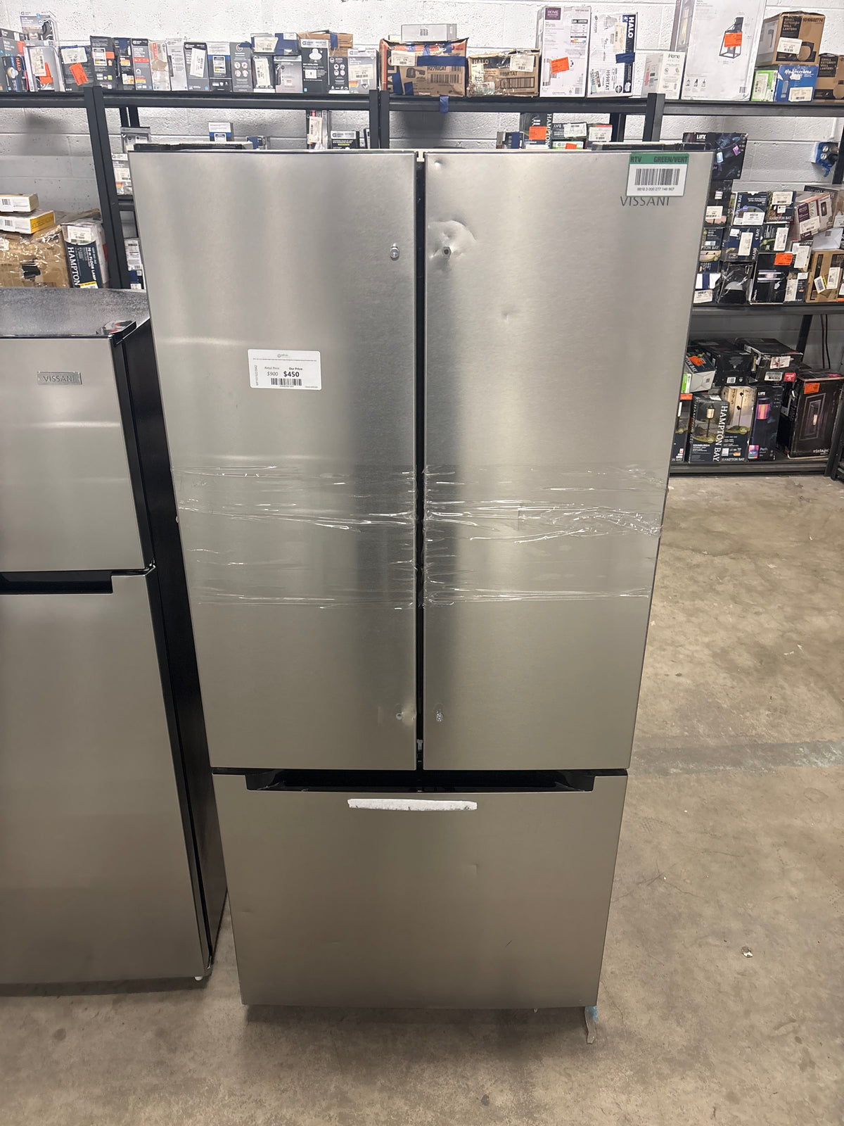 30 in. 18.4 cu. ft. Standard-Depth French Door Bottom Freezer Refrigerator in Fingerprint Resistant Stainless Steel Look
